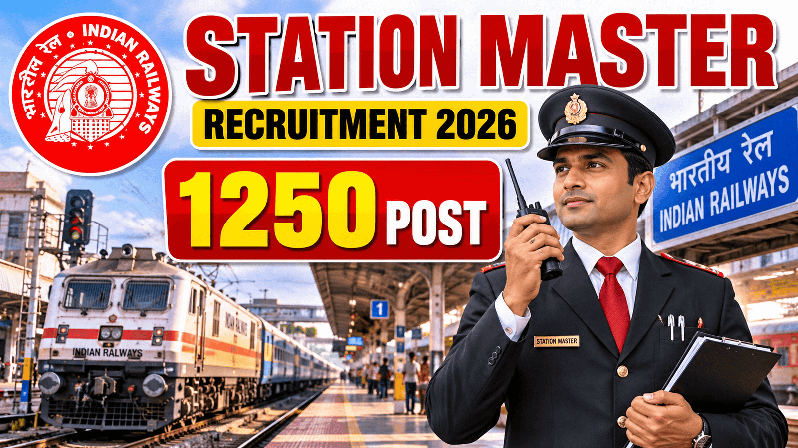 RRB Station Master Notification Out 2026